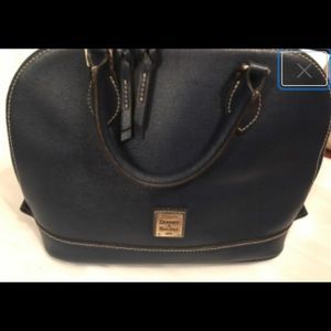 Dooney and Bourke Navy Blue Leather Purse